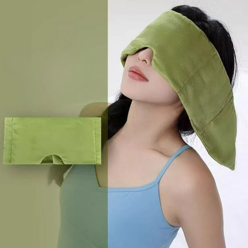 SleepShield™ Weighted Eyemask – 100% Blackout, Strap-Free Design for Deep Sleep and Side-Sleeping Comfort